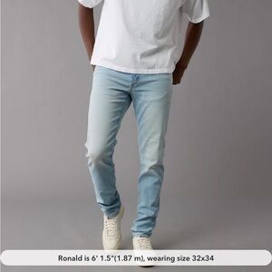 AE AirFlex+ Skinny Jean light wash